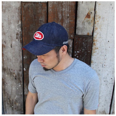 デニムキャップ UES レッド