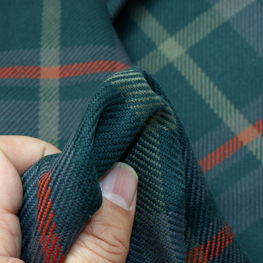 Extra heavy flannel fabric