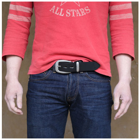 ラウンドバックルベルト