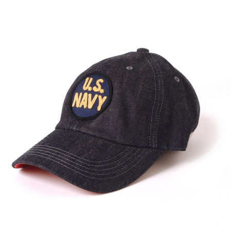 Denim Cap U.S.NAVY Yellow
