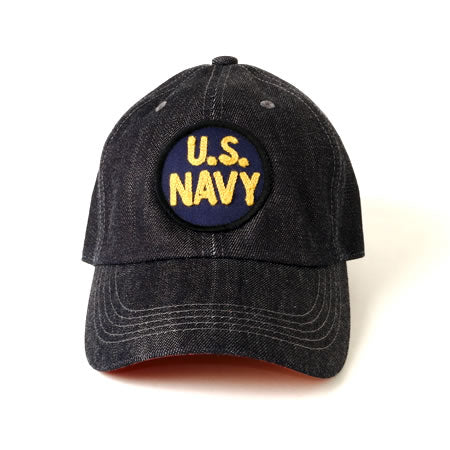 Denim Cap U.S.NAVY Yellow