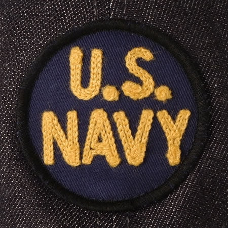 Denim Cap U.S.NAVY Yellow