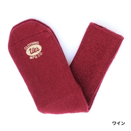 Uneven Yarn 3-Ply Yarn-Dyed Socks