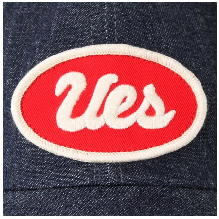 デニムキャップ UES レッド