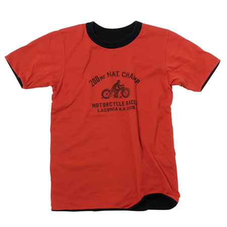 BIKE リバーシブルTシャツ レッド