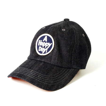 デニムキャップ A HAPPY DAY! ネイビー