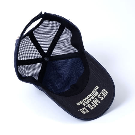インディゴメッシュキャップ