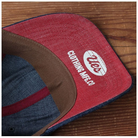 デニムキャップ UES レッド