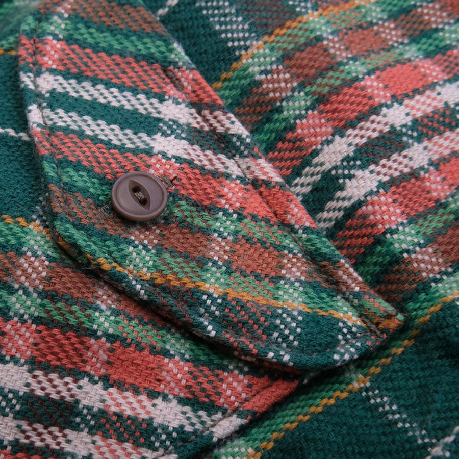 Heavy Flannel Shirt Green