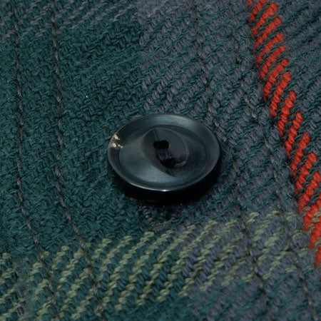 Extra Heavy Flannel Shirt Green
