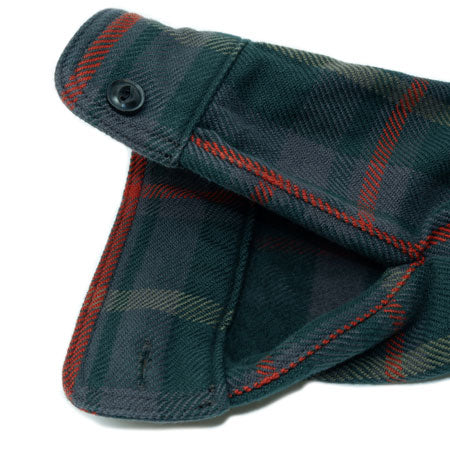 Extra Heavy Flannel Shirt Green