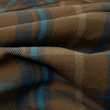 Extra Heavy Flannel Shirt Beige