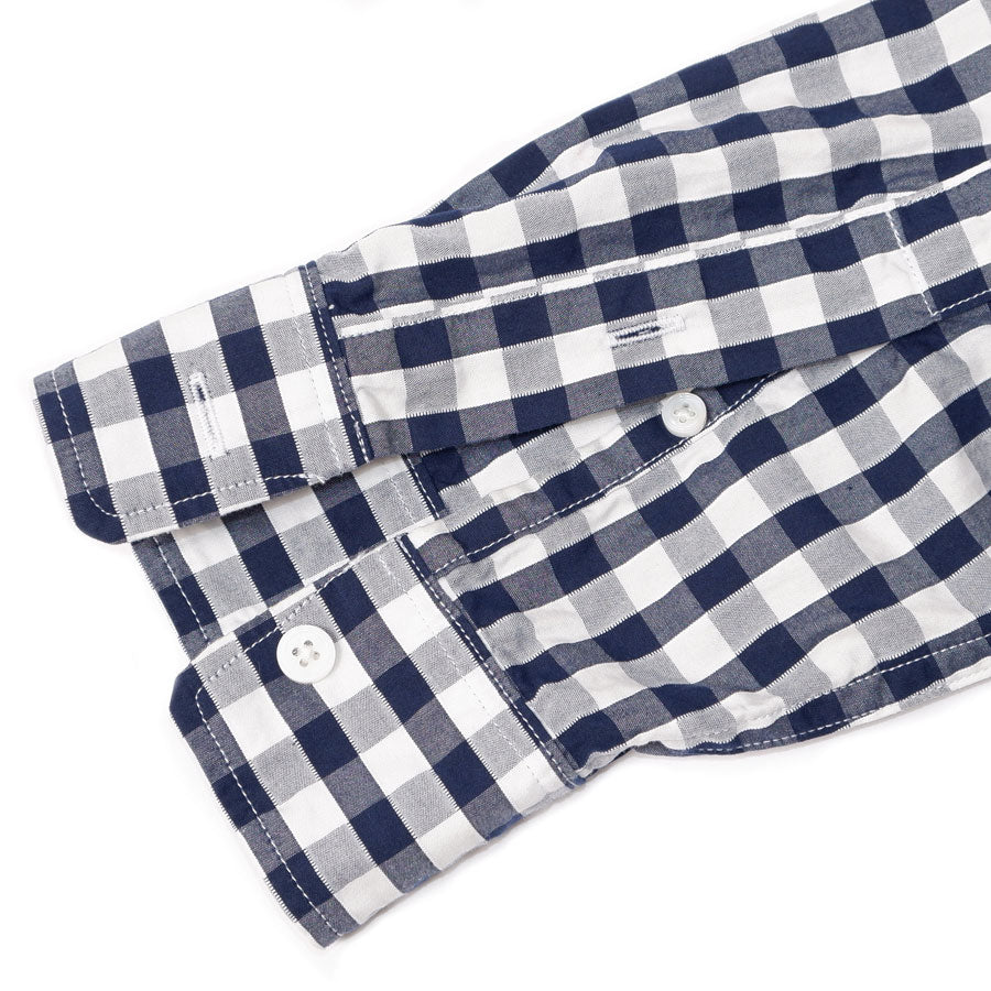 Gingham Check Button-down Shirt