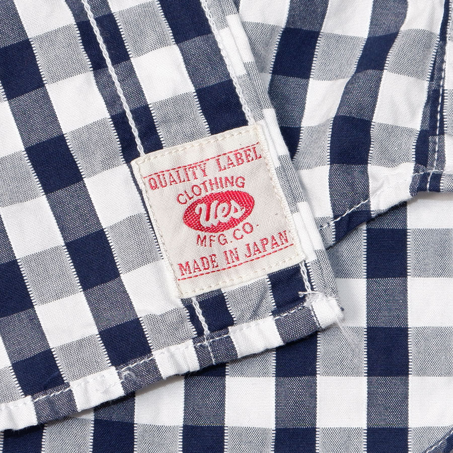Gingham Check Button-down Shirt