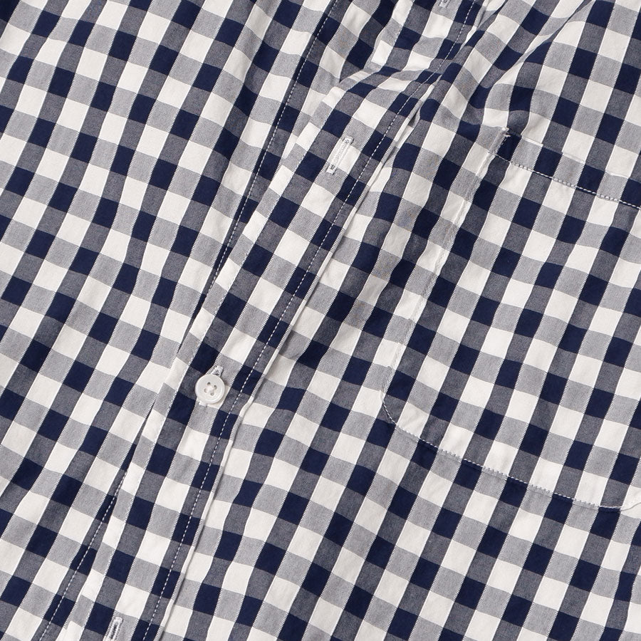 Gingham Check Button-down Shirt