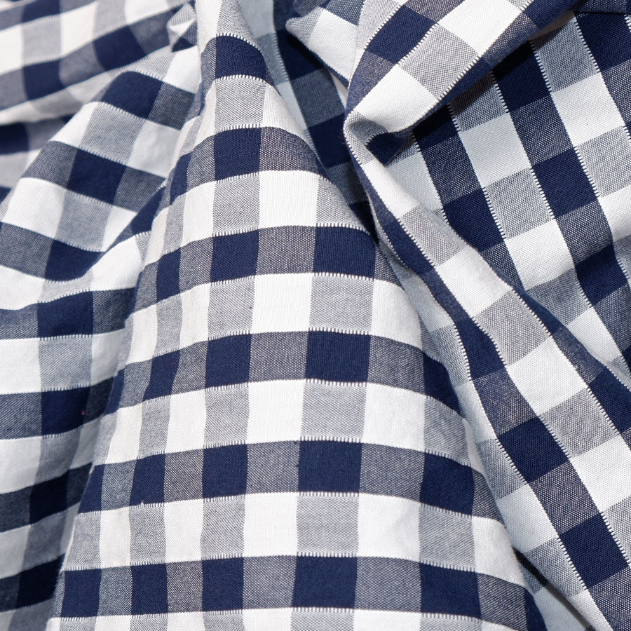 Gingham Check Button-down Shirt