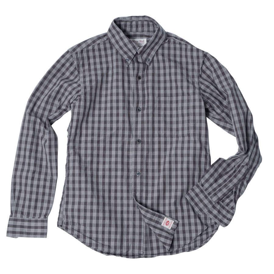 Gingham Check Button-down Shirt