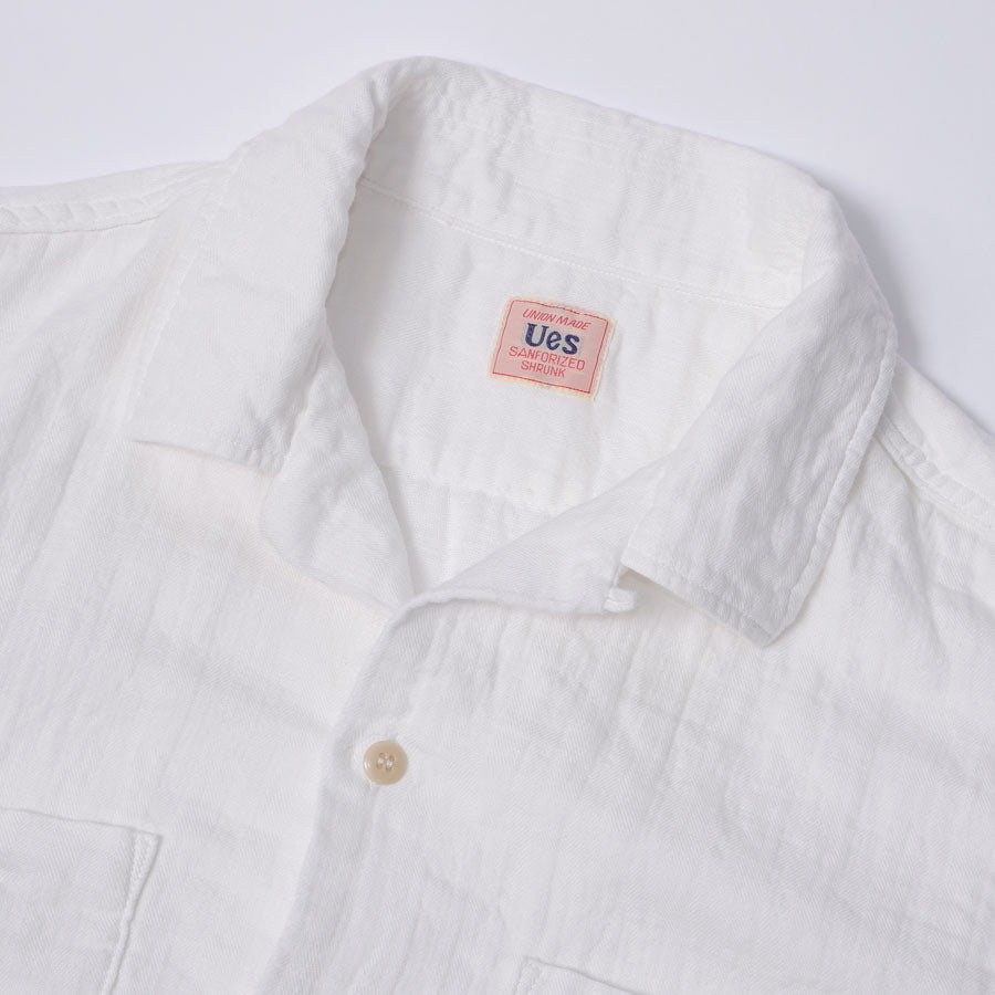 Herringbone Double Gauze short sleeve Shirt