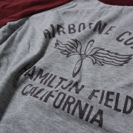 AIRBORNE Reversible T-shirt Wine