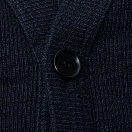 SINGLE RIB CARDIGAN