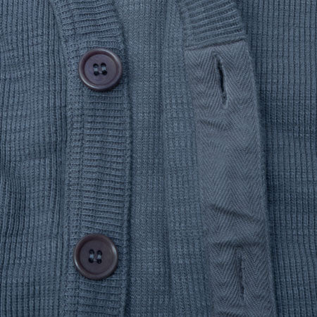 SINGLE RIB CARDIGAN