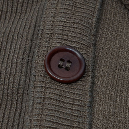 SINGLE RIB CARDIGAN