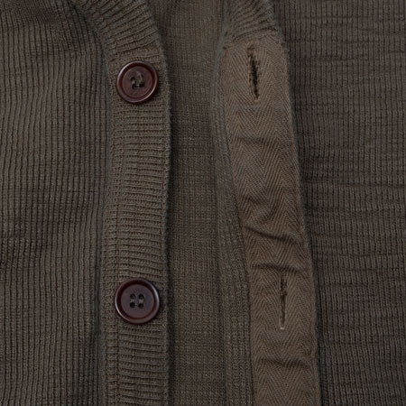 SINGLE RIB CARDIGAN