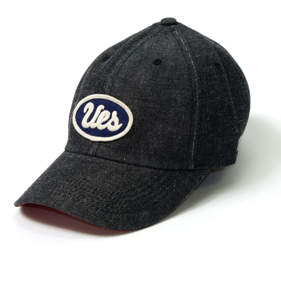 Black Denim Cap UES Navy