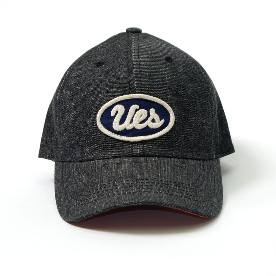 Black Denim Cap UES Navy