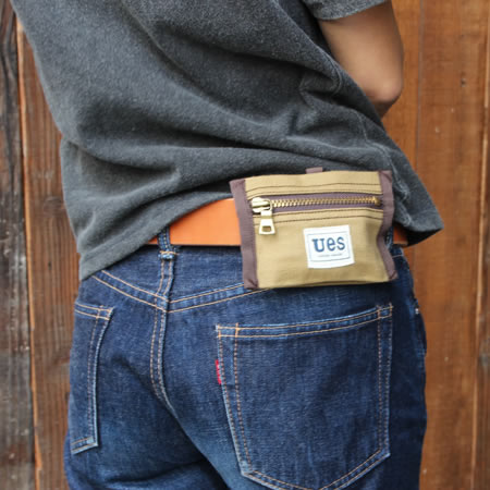 カラビナ付き ベルトポーチ