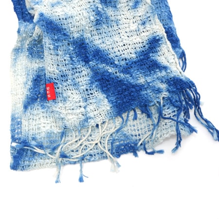 Natural Indigo Hand-Dyed Mini Scarf