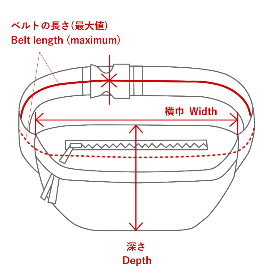 ウエストバッグ