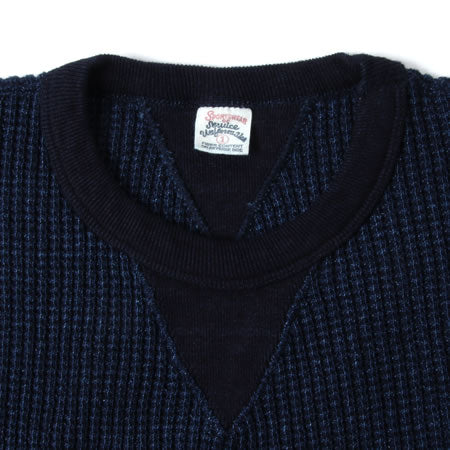 Indigo Waffle Sweatshirt