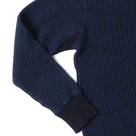 Indigo Waffle Sweatshirt