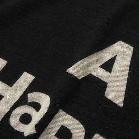 A HAPPY DAY! Tシャツ インディゴ/硫化ブラック