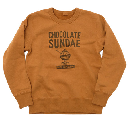 Chocolate Sundae Sweatshirt Mustard