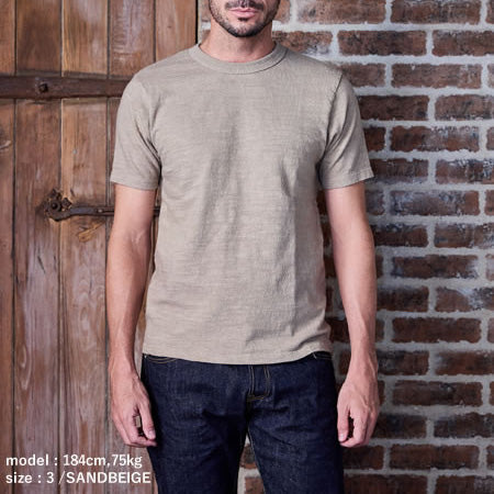 8番スラブネップ半袖Tシャツ
