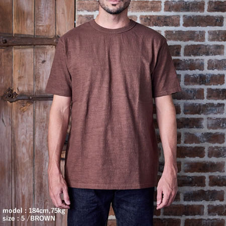 8番スラブネップ半袖Tシャツ
