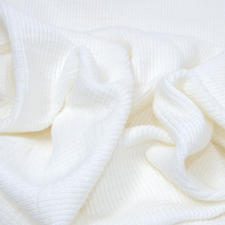 片畦ニット前V長袖Tシャツ