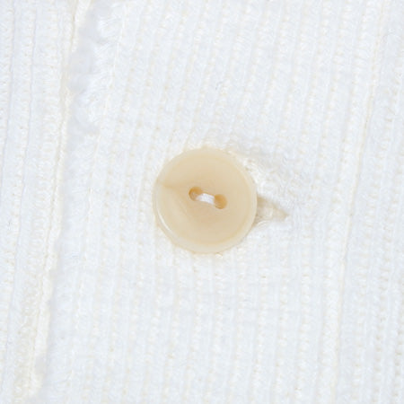 SINGLE RIB KNIT Long Sleeve Henley Neck T-shirt