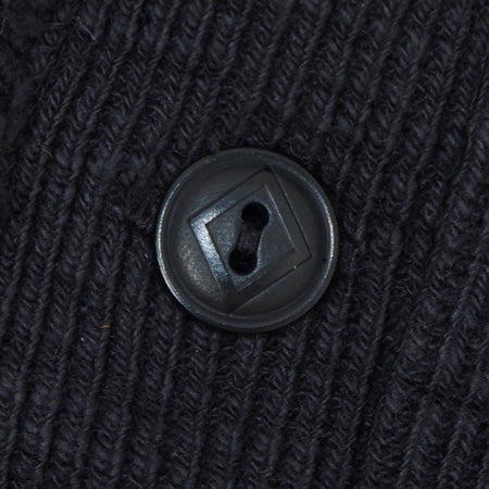 SINGLE RIB KNIT Long Sleeve Henley Neck T-shirt