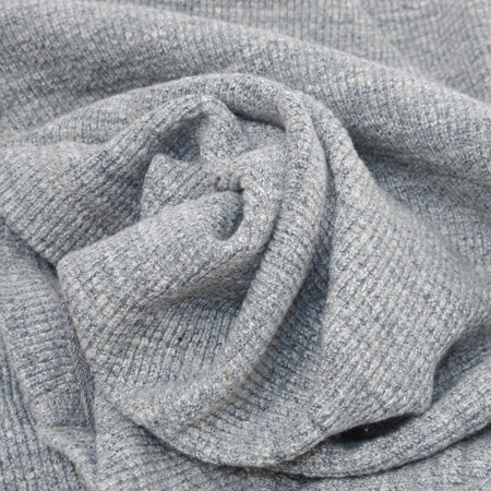 SINGLE RIB KNIT Long Sleeve Henley Neck T-shirt