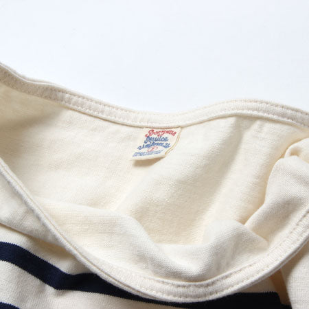 ボートネックボーダー半袖Tシャツ