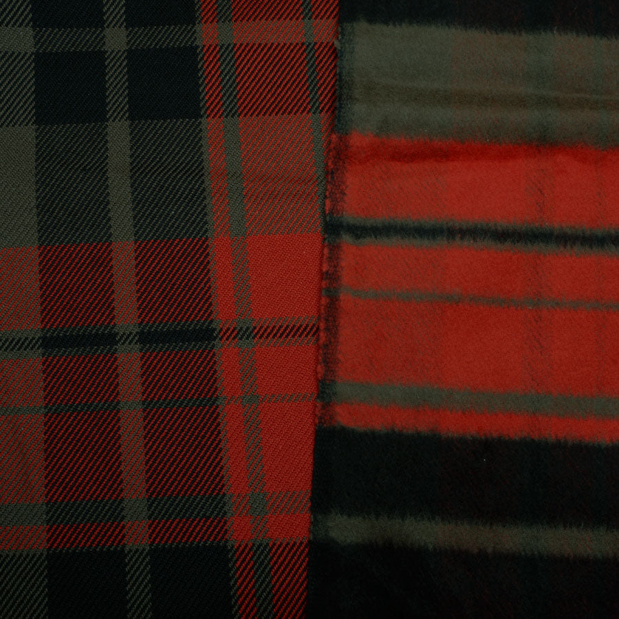 Extra heavy flannel fabric