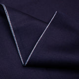 Indigo heavy flannel fabric