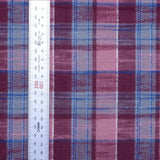 Slubby flannel fabric