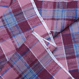 Slubby flannel fabric