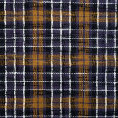 Slubby flannel fabric