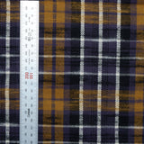 Slubby flannel fabric