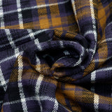 Slubby flannel fabric